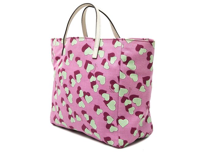 Gucci Pink Kinder-Canvas Heartbeat Tote - Ansicht 2