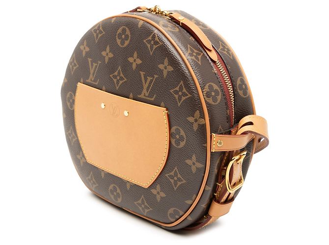 Louis Vuitton Boîte Chapeaux Souple MM Monogramma Marrone - vista 2