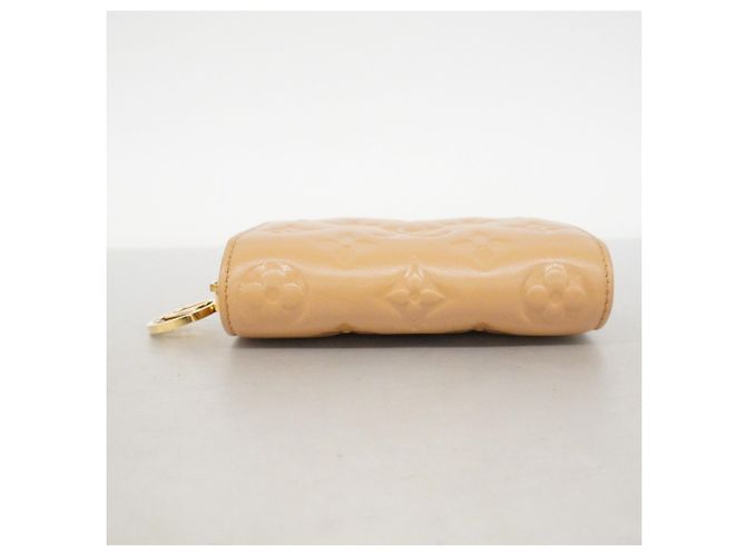 Coussin Cartera Lou de cuero Monogram grabado Louis Vuitton Camello - vista 2