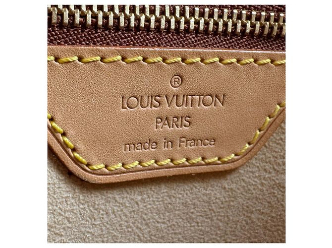 Borsa a Spalla Louis Vuitton Monogram Looping MM Marrone Monogramma - vista 11