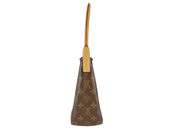 Borsa a Spalla Louis Vuitton Monogram Looping MM Marrone Monogramma - vista 2