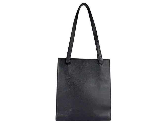 Timeless Chanel Leder Schultertasche Schwarz - Ansicht 3