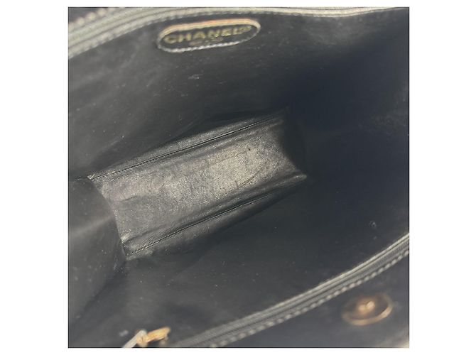 Timeless Chanel Leder Schultertasche Schwarz - Ansicht 5