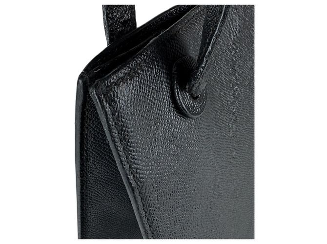 Timeless Chanel Leder Schultertasche Schwarz - Ansicht 6