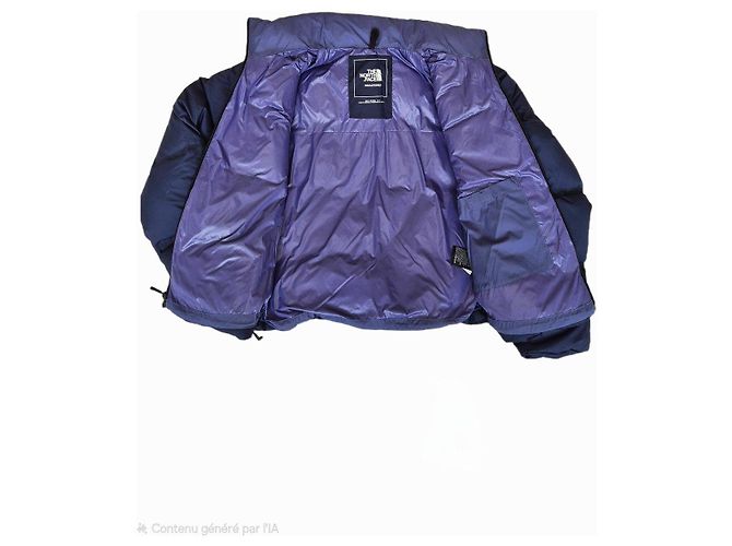 Giacca Invernale The North Face Remastered NUPTSE Blu scuro - vista 4