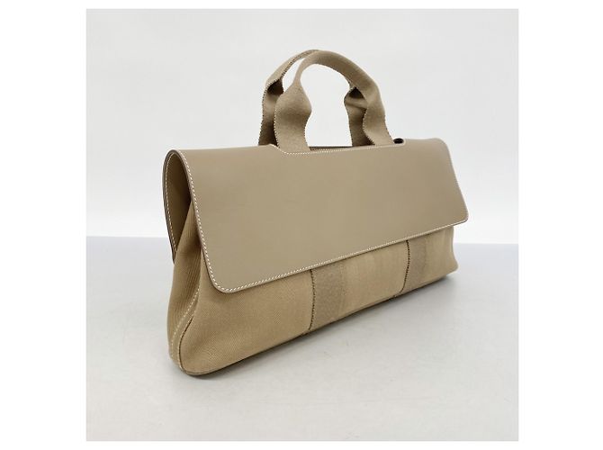 Borsa tote lunga MM Valparaiso di Hermès Taupe - vista 2