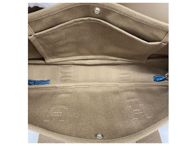 Borsa tote lunga MM Valparaiso di Hermès Taupe - vista 4