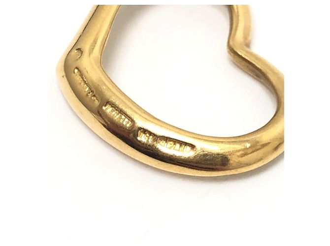 Elsa Peretti Collana con pendente a cuore aperto in oro 18K Tiffany & Co. Giallo - vista 8