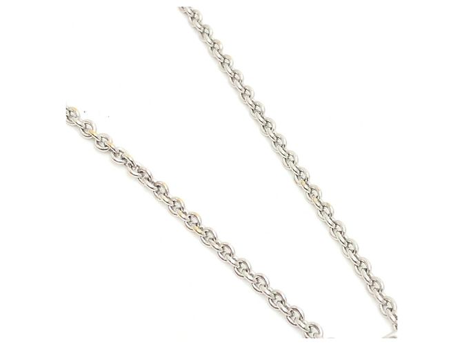 Bulgari Collana con Logo Circolare in Oro Bianco 18K Bvlgari Argento - vista 11