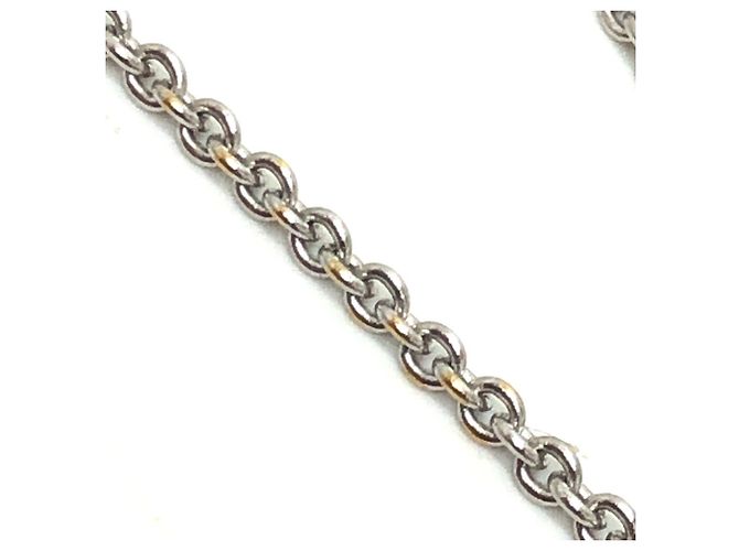 Bulgari Collana con Logo Circolare in Oro Bianco 18K Bvlgari Argento - vista 12