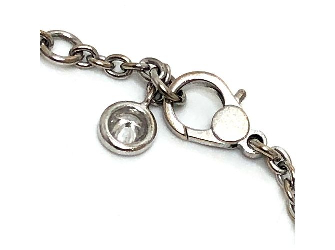 Hermès Bracciale charm in oro bianco 18K con diamanti Hermes Finesse Argento - vista 7