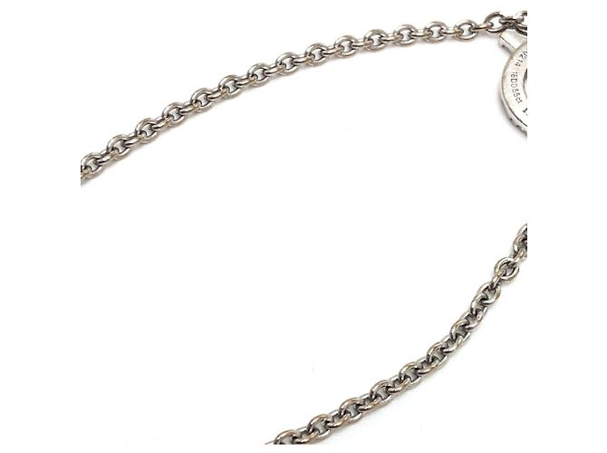 Hermès Bracciale charm in oro bianco 18K con diamanti Hermes Finesse Argento - vista 9