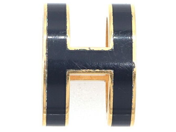 Collana Pendente Pop H di Hermès Nero D'oro - vista 2