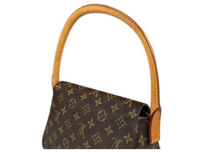 Borsa a mano Mini Looping Monogram Louis Vuitton Marrone - vista 10