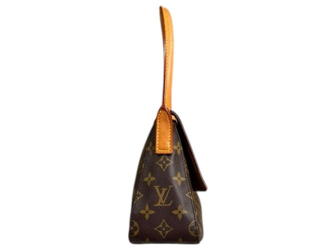Borsa a mano Mini Looping Monogram Louis Vuitton Marrone - vista 4