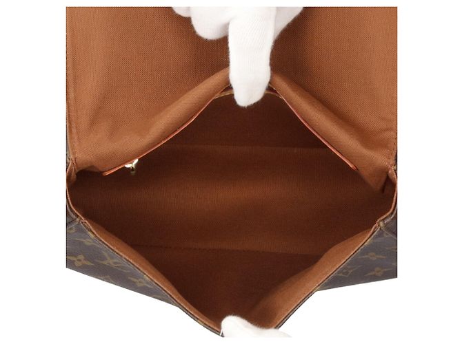 Borsa a mano Mini Looping Monogram Louis Vuitton Marrone - vista 6