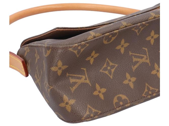 Borsa a mano Mini Looping Monogram Louis Vuitton Marrone - vista 7