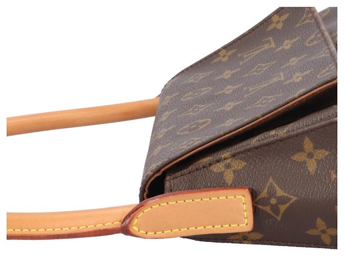 Borsa a mano Mini Looping Monogram Louis Vuitton Marrone - vista 8