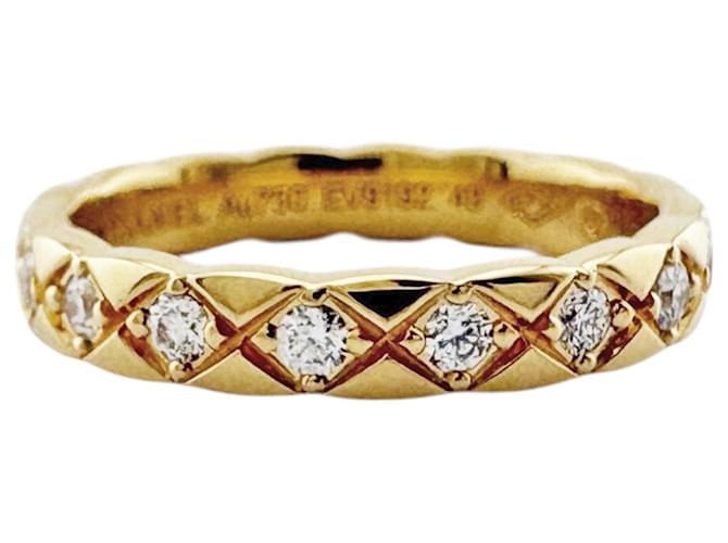 Anello Full Diamond Coco Crush di Chanel D'oro - vista 3