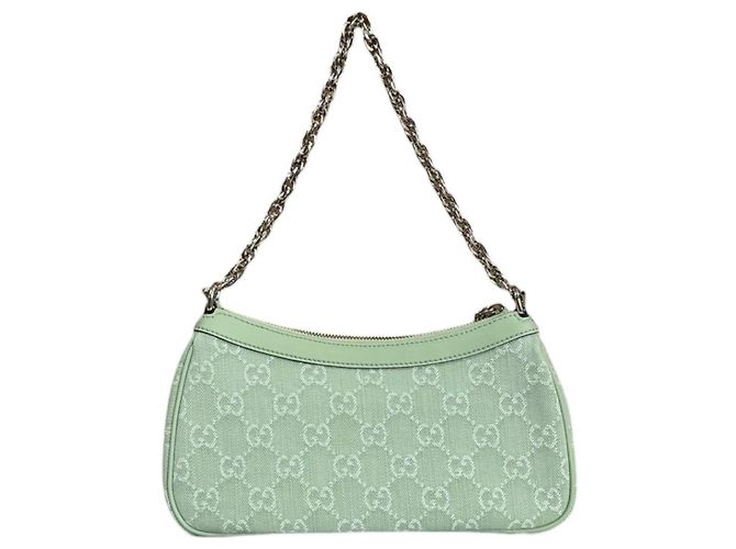Borsa a Spalla Piccola Ophidia di Gucci Verde - vista 4