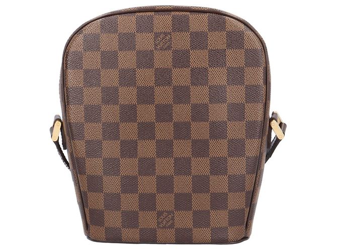 Bolso de Hombro Damier Ipanema PM Louis Vuitton Castaño - vista 3