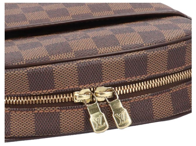 Bolso de Hombro Damier Ipanema PM Louis Vuitton Castaño - vista 8