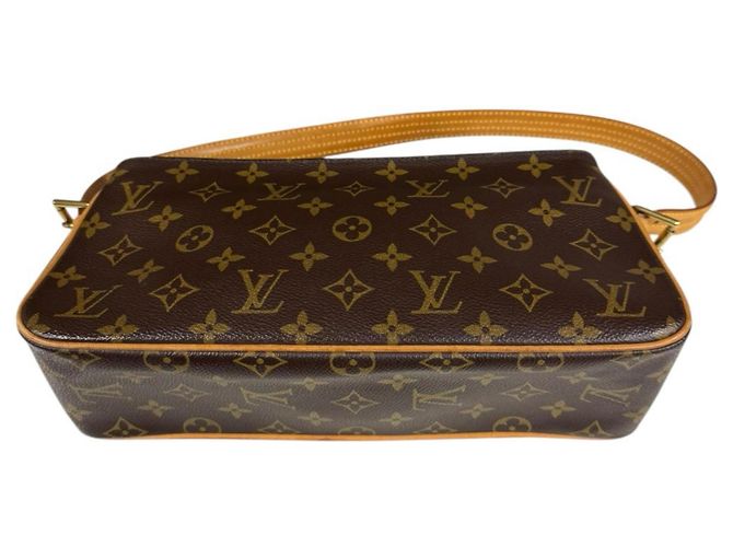 Borsa a Spalla Monogram Vivacite MM di Louis Vuitton Marrone - vista 12