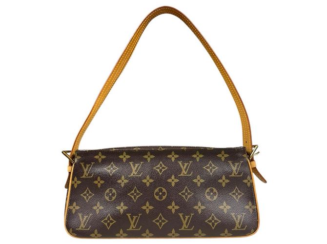 Borsa a Spalla Monogram Vivacite MM di Louis Vuitton Marrone - vista 3