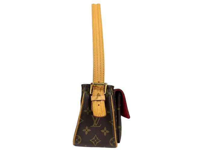 Borsa a Spalla Monogram Vivacite MM di Louis Vuitton Marrone - vista 4