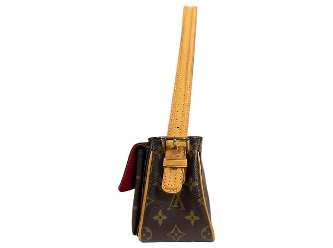 Borsa a Spalla Monogram Vivacite MM di Louis Vuitton Marrone - vista 5