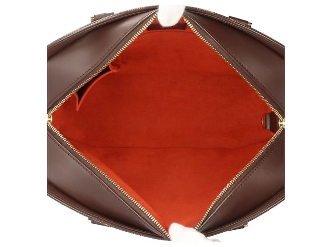 Borsa a mano Damier orizzontale Salia di Louis Vuitton Marrone - vista 6
