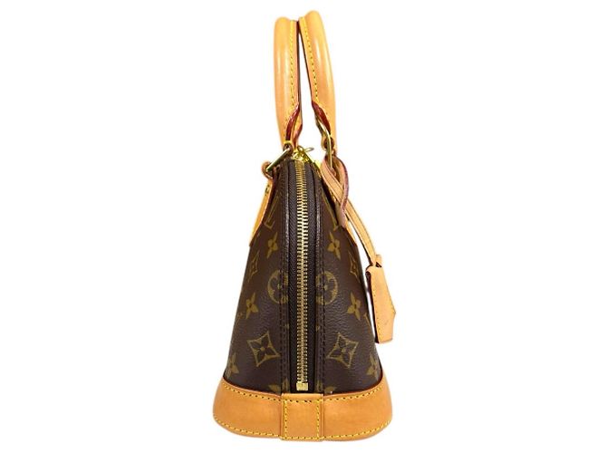 Borsa a Spalla Alma BB Monogramma Louis Vuitton Marrone - vista 4