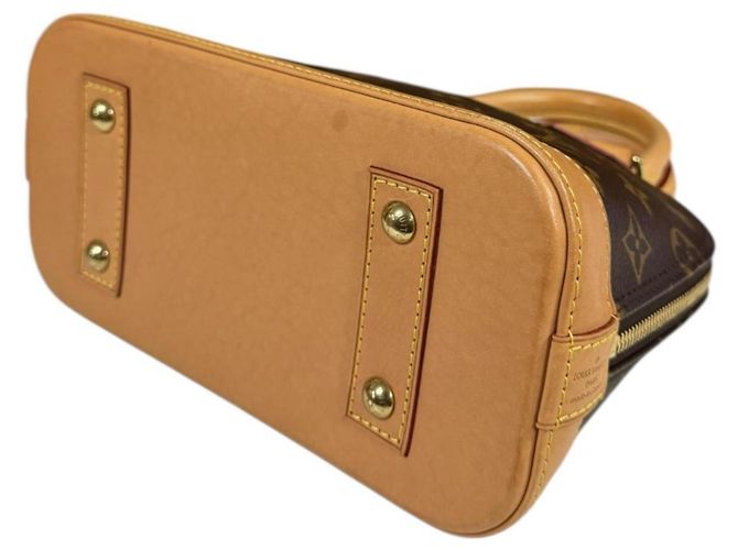 Borsa a Spalla Alma BB Monogramma Louis Vuitton Marrone - vista 7