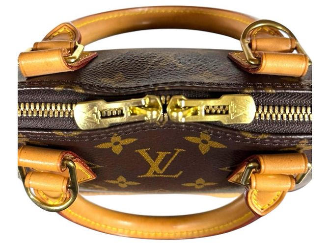 Borsa a Spalla Alma BB Monogramma Louis Vuitton Marrone - vista 9