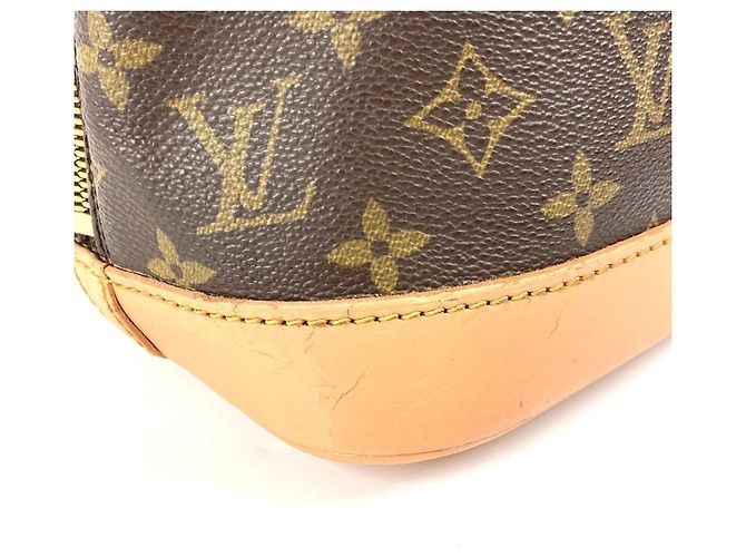 Louis Vuitton Monogram Alma Tote Handtasche Braun - Ansicht 11