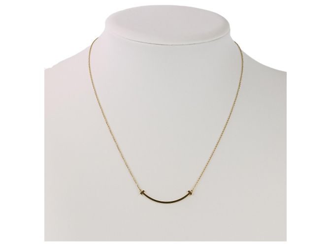 Collana T Smile Small in oro giallo 18K di Tiffany & Co. D'oro - vista 2