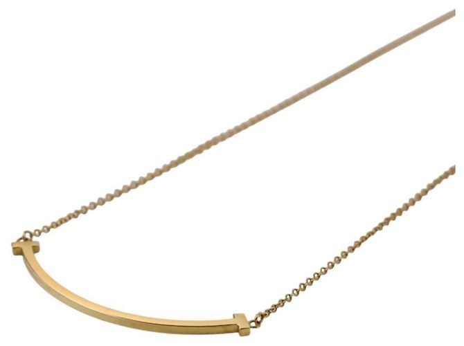 Collana T Smile Small in oro giallo 18K di Tiffany & Co. D'oro - vista 5