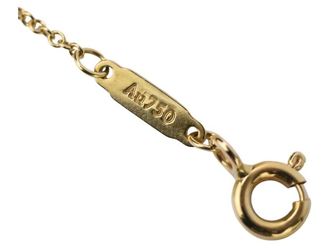 Collana T Smile Small in oro giallo 18K di Tiffany & Co. D'oro - vista 7