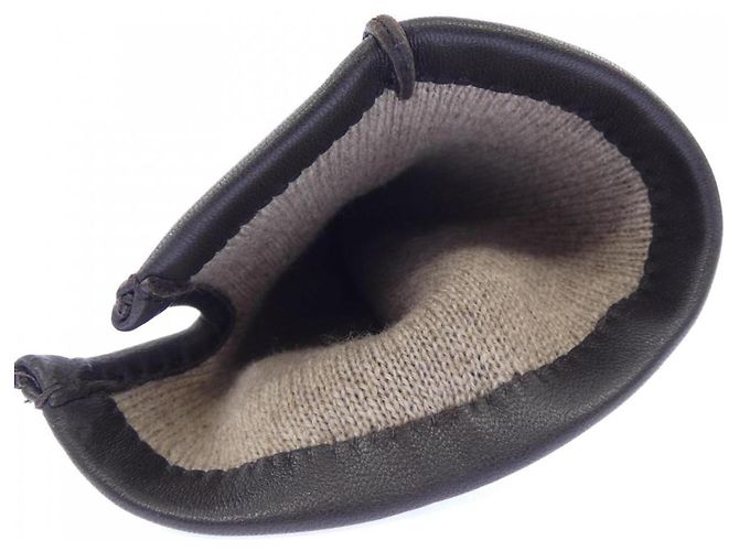 Guanti Caldi Marroni Hermès Marrone - vista 4