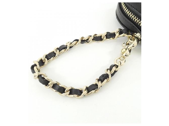 Charm per borsa Chanel AP4838 in pelle di agnello nera Nero - vista 5
