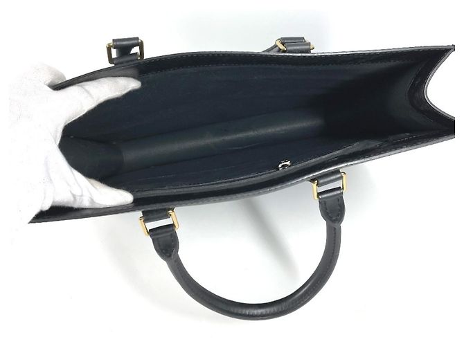 Borsa Sac Plat Epi Louis Vuitton Nero - vista 12