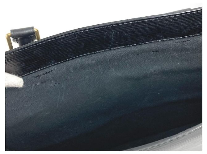 Borsa Sac Plat Epi Louis Vuitton Nero - vista 13