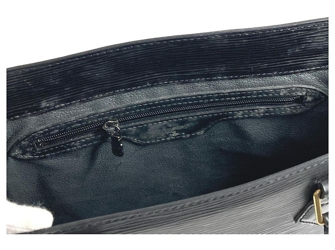 Borsa Sac Plat Epi Louis Vuitton Nero - vista 14