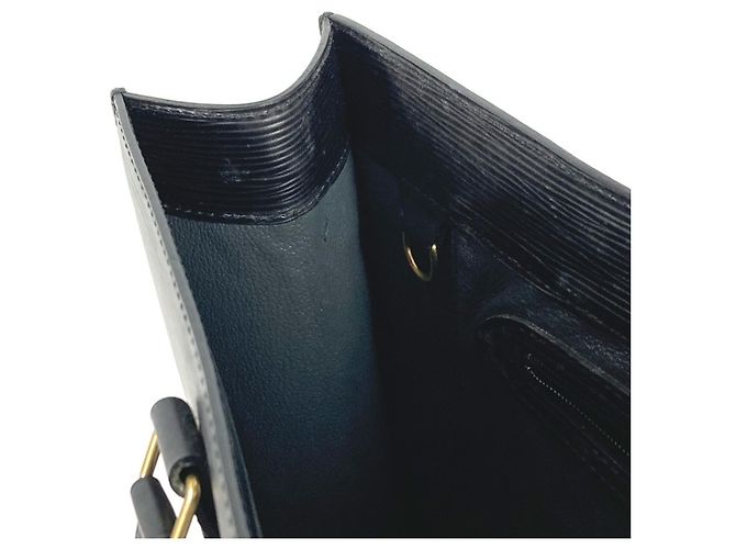 Borsa Sac Plat Epi Louis Vuitton Nero - vista 17