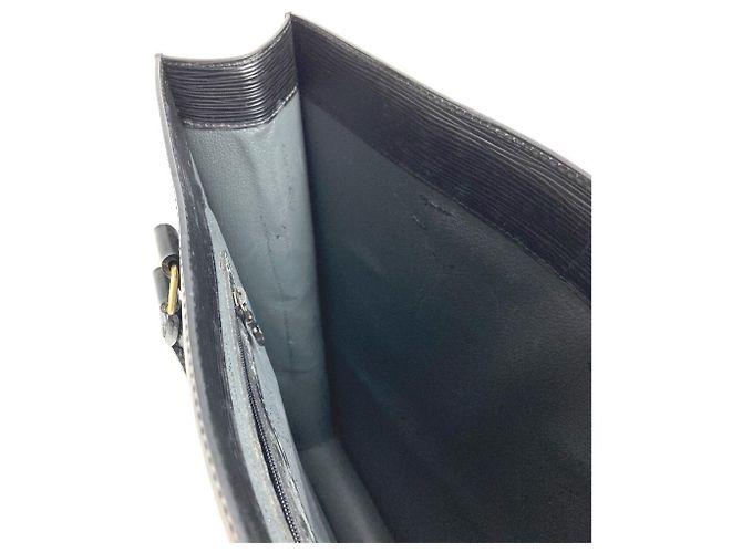 Borsa Sac Plat Epi Louis Vuitton Nero - vista 18