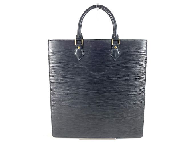 Borsa Sac Plat Epi Louis Vuitton Nero - vista 2