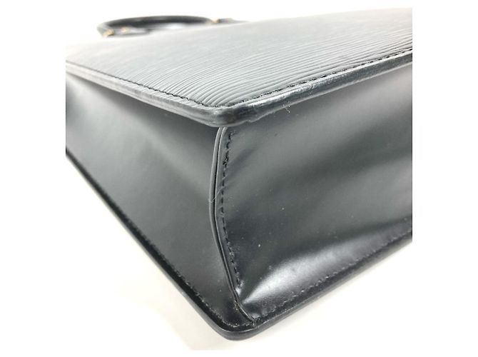 Borsa Sac Plat Epi Louis Vuitton Nero - vista 7