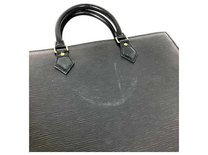 Borsa Sac Plat Epi Louis Vuitton Nero - vista 9