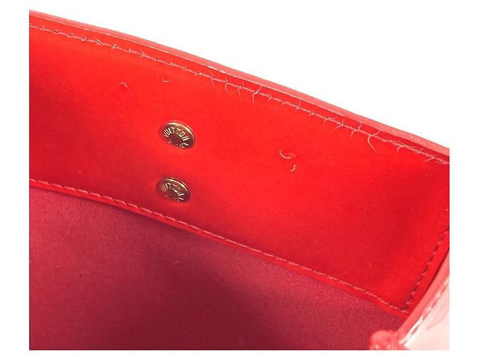 Borsa Tote PM in Monogram Vernis Louis Vuitton Rosso - vista 13