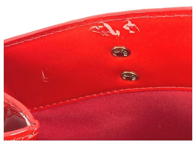Borsa Tote PM in Monogram Vernis Louis Vuitton Rosso - vista 14